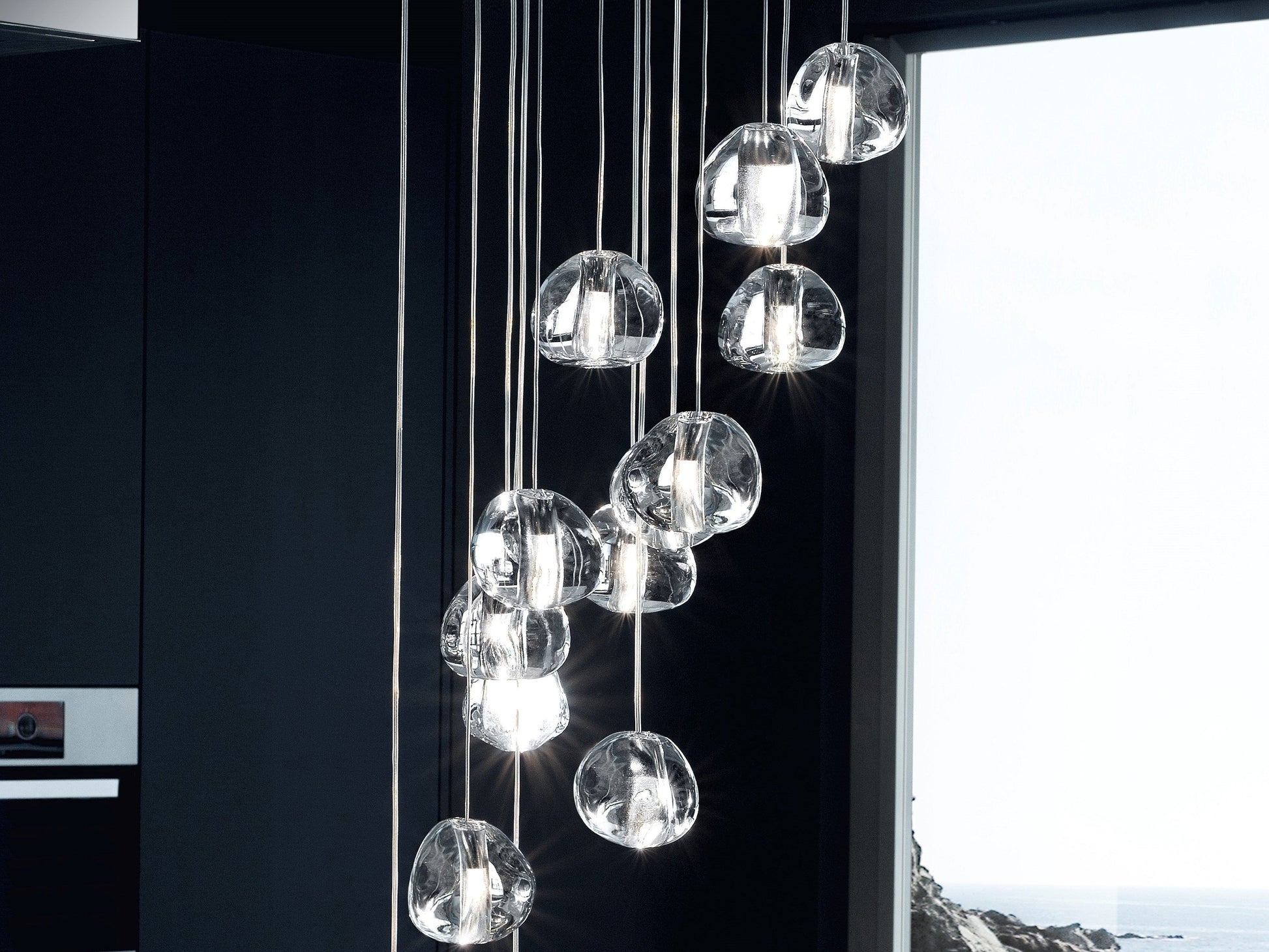 Gevlin Postmodern Luxury Cherry Crystal Pendant Lamp-Neutral Decor