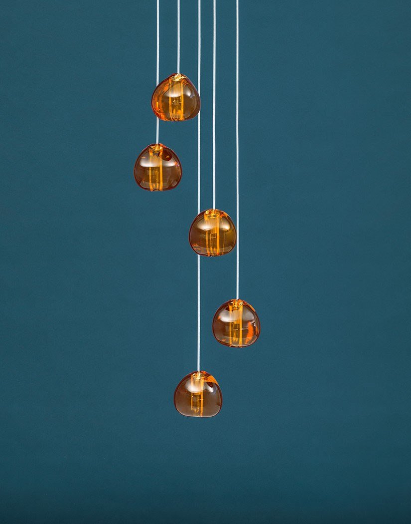 Gevlin Postmodern Luxury Cherry Crystal Pendant Lamp-Neutral Decor