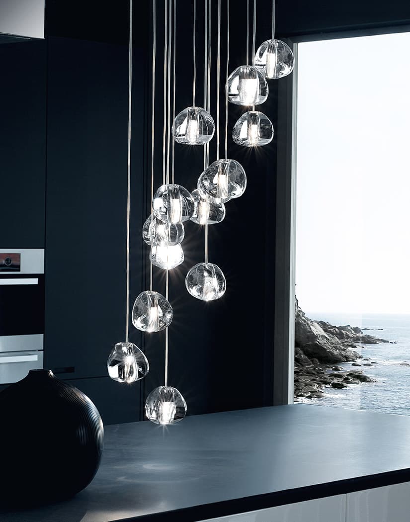 Gevlin Postmodern Luxury Cherry Crystal Pendant Lamp-Neutral Decor