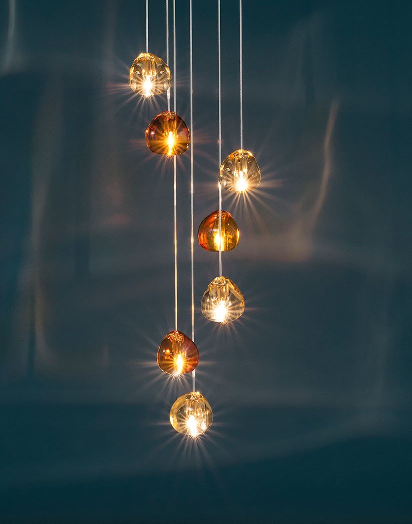 Gevlin Postmodern Luxury Cherry Crystal Pendant Lamp-Neutral Decor