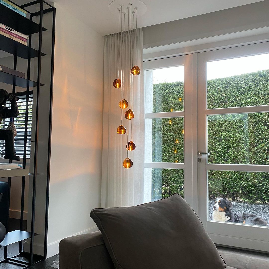 Gevlin Postmodern Luxury Cherry Crystal Pendant Lamp-Neutral Decor