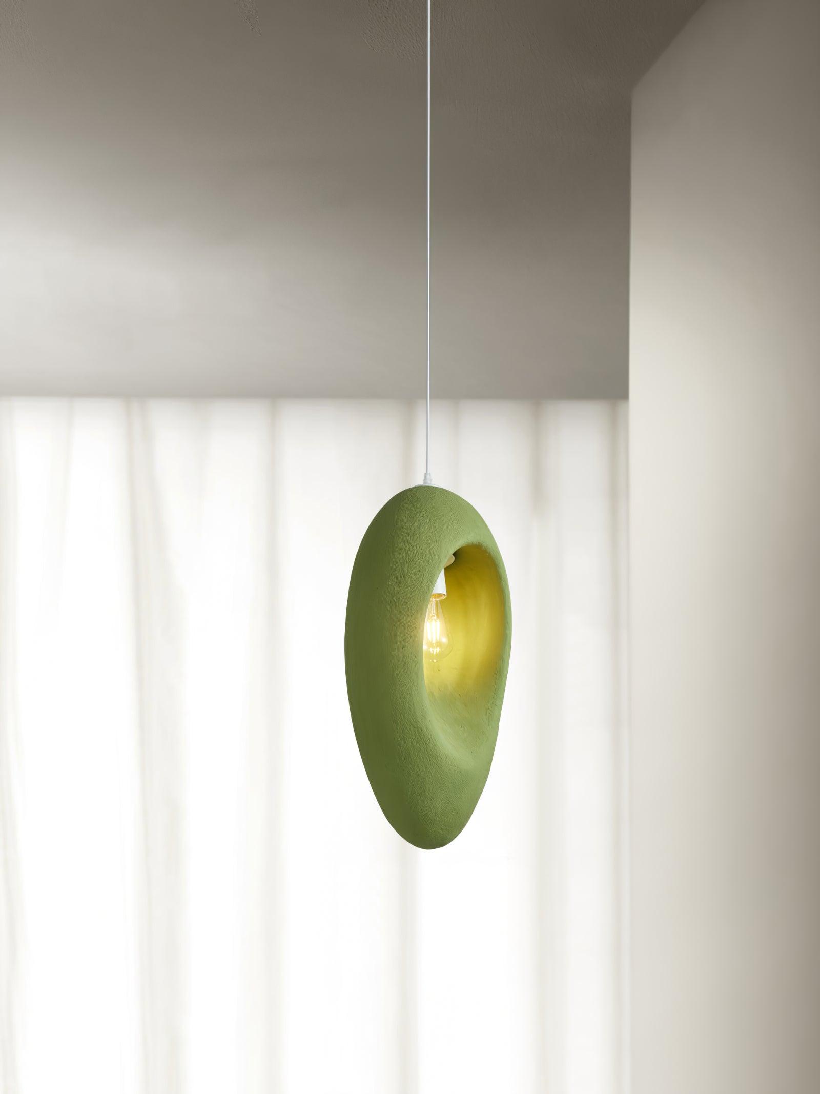 Ulrinara Modern Minimalist Plastic Pendant Light-Neutral Decor