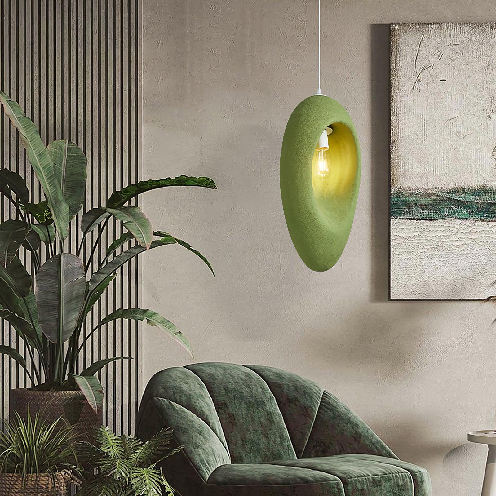 Ulrinara Modern Minimalist Plastic Pendant Light-Neutral Decor