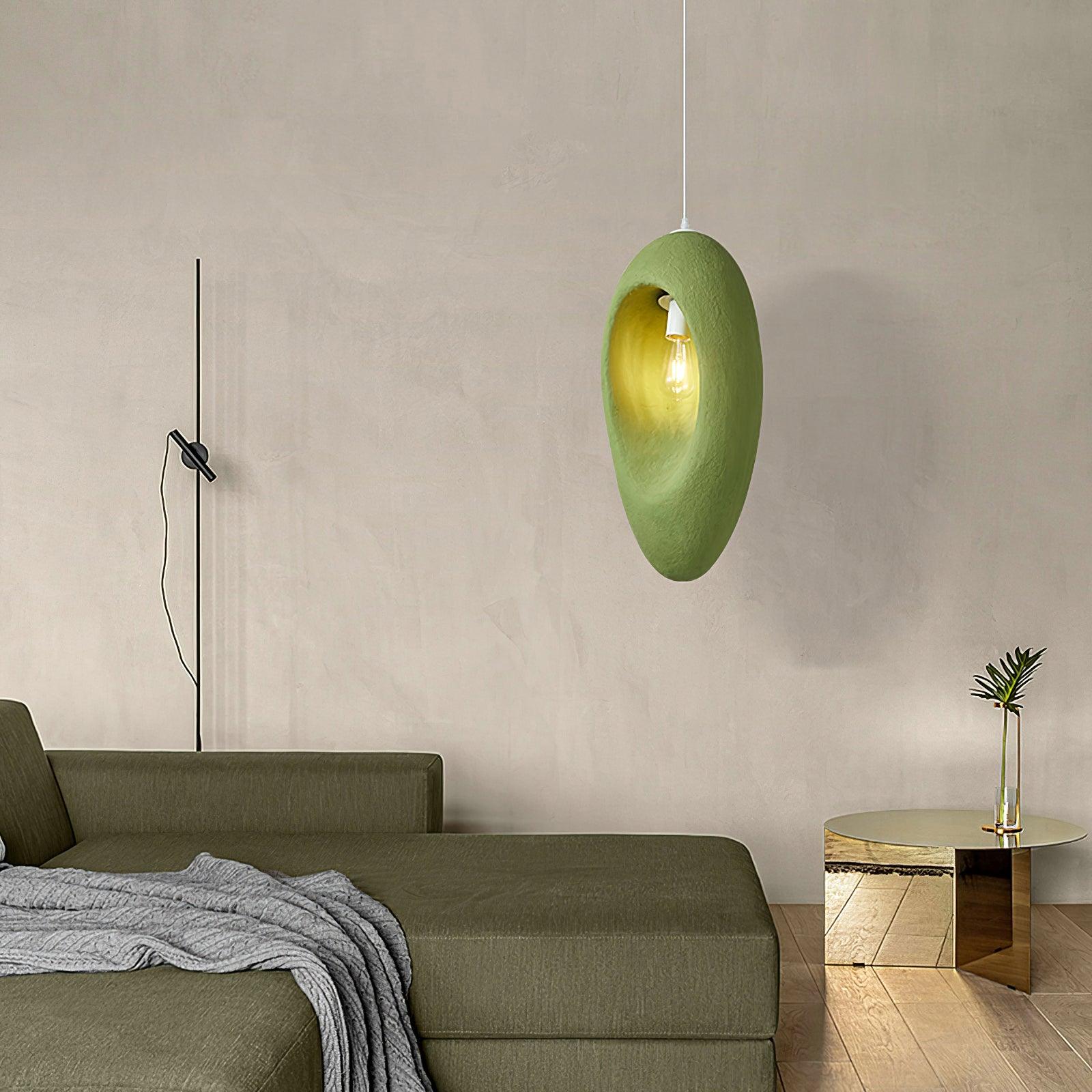 Ulrinara Modern Minimalist Plastic Pendant Light-Neutral Decor