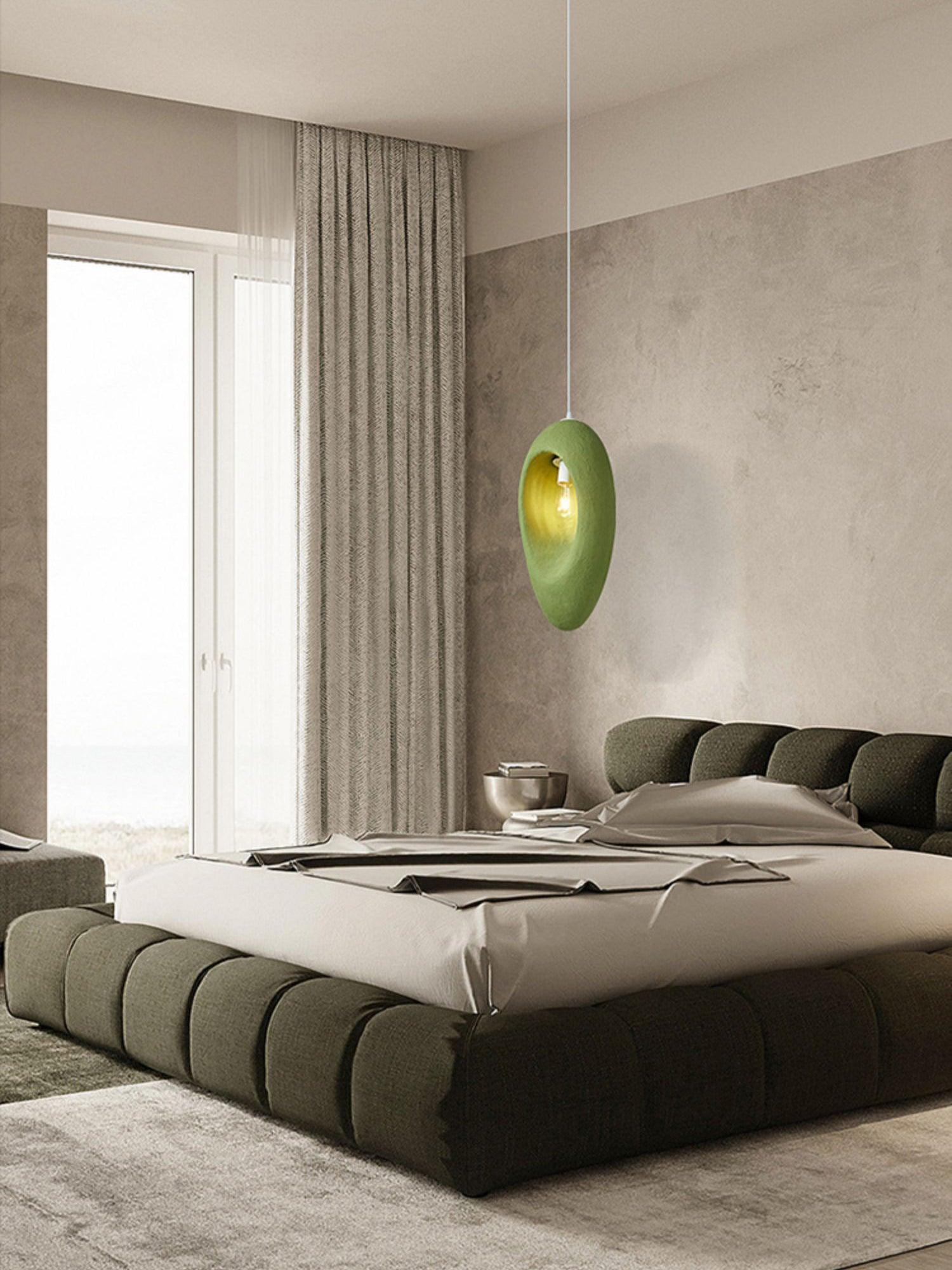 Ulrinara Modern Minimalist Plastic Pendant Light-Neutral Decor