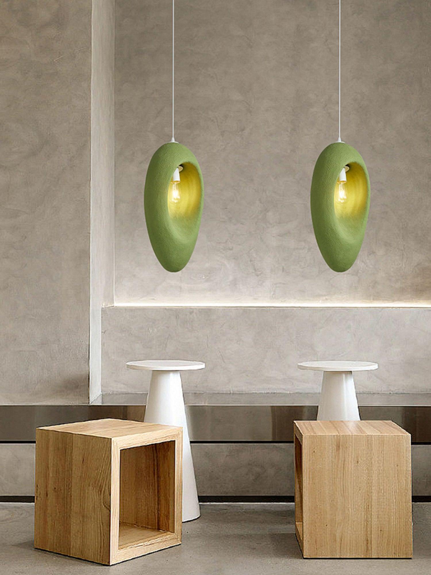 Ulrinara Modern Minimalist Plastic Pendant Light-Neutral Decor