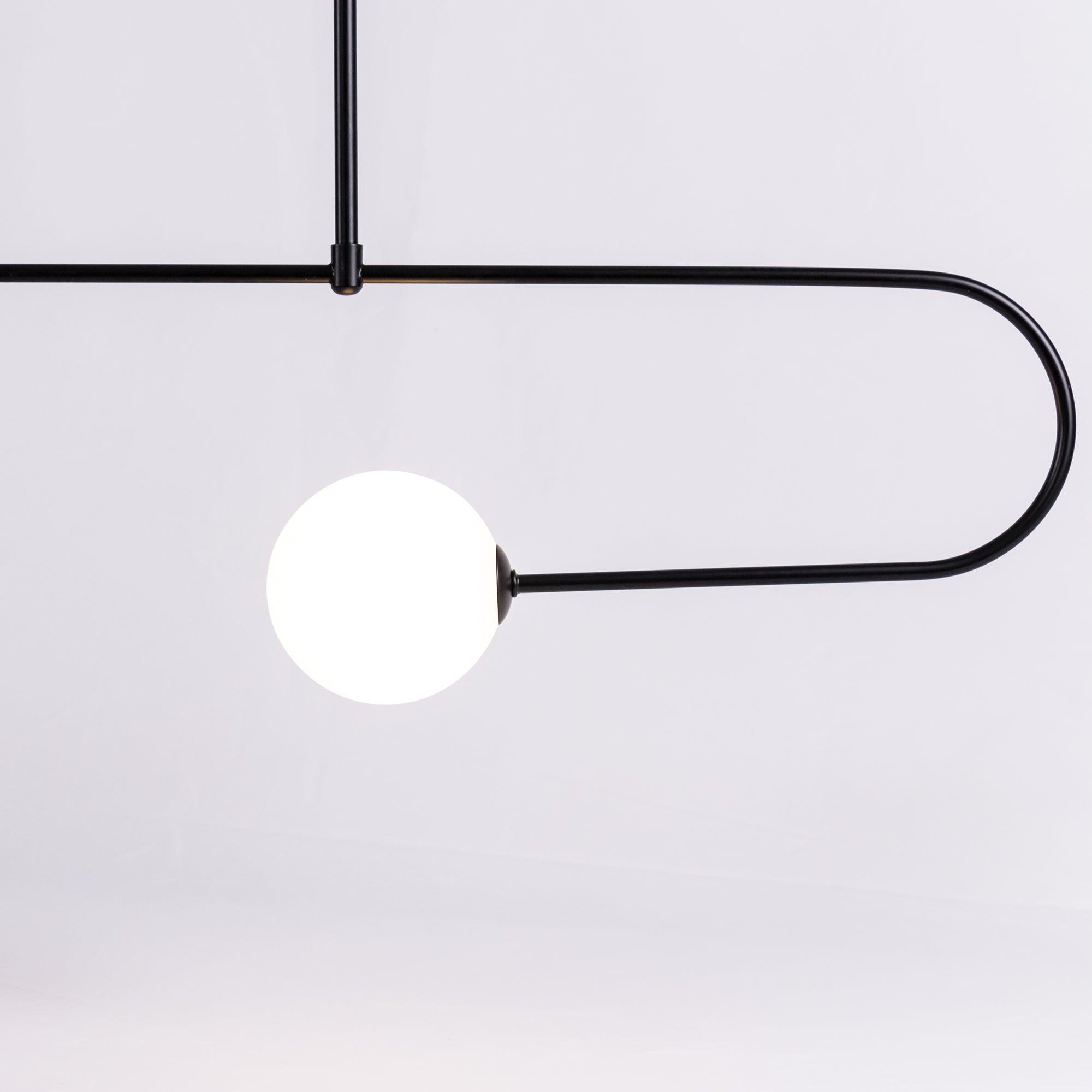 Lustra Chandelier Mobile Black Minimalist-Neutral Decor