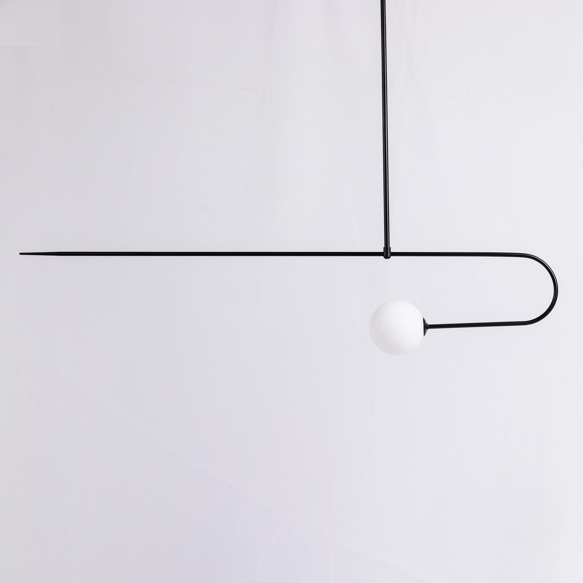 Lustra Chandelier Mobile Black Minimalist-Neutral Decor