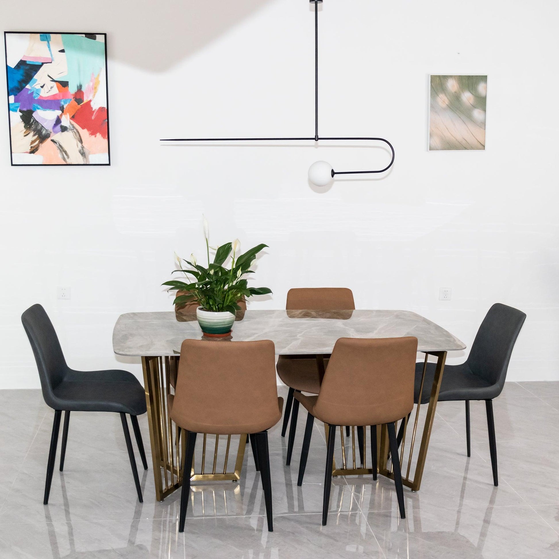 Lustra Chandelier Mobile Black Minimalist-Neutral Decor