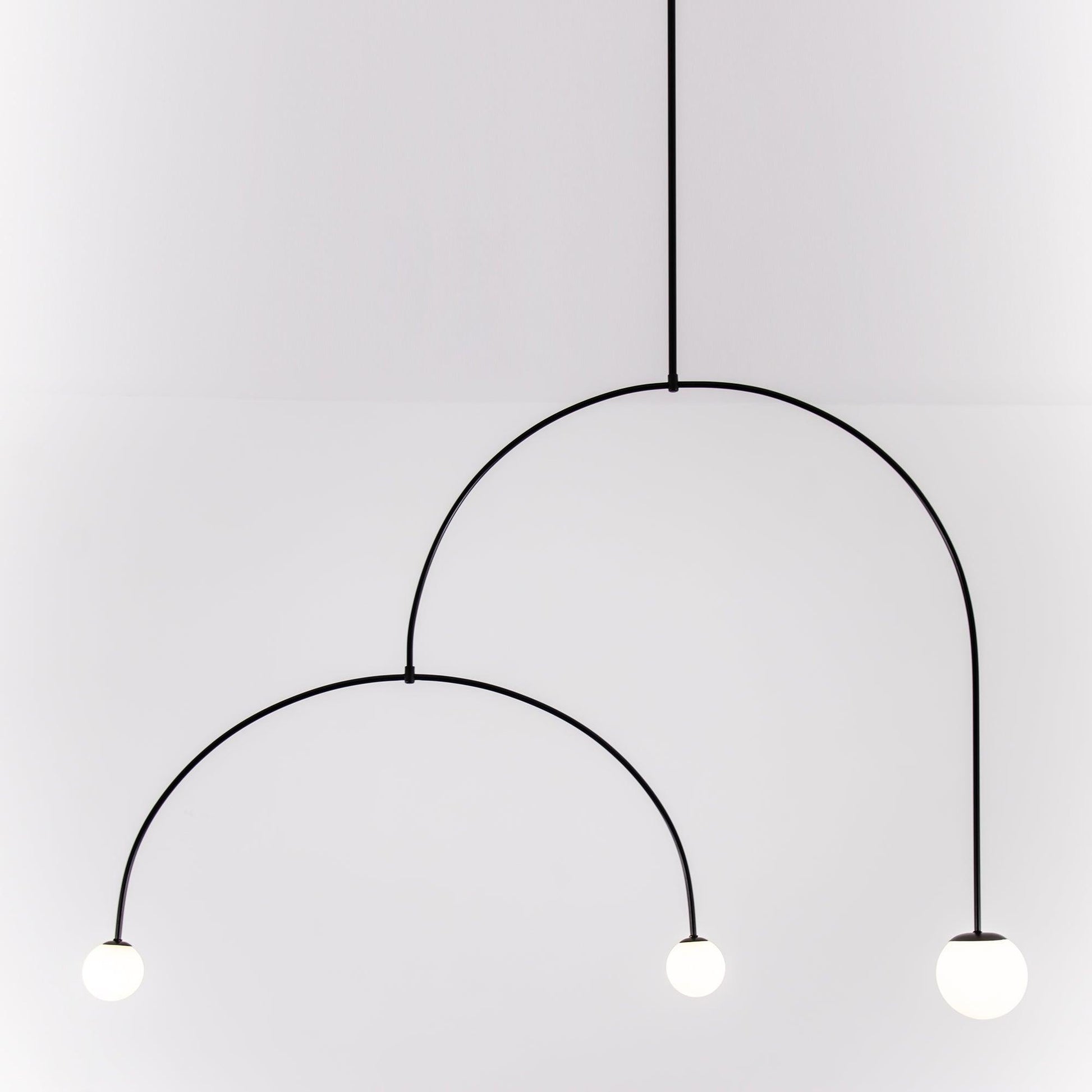Lustra Chandelier Mobile Black Minimalist-Neutral Decor