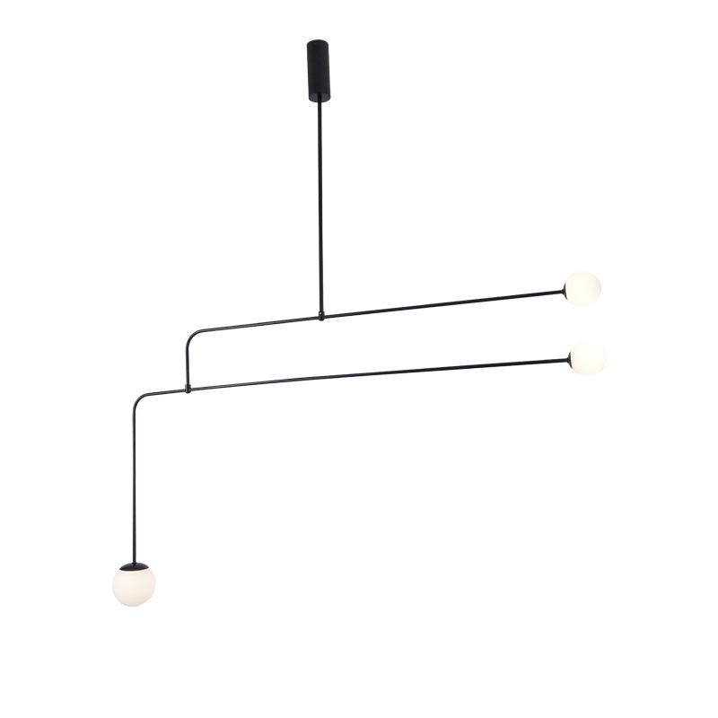 Lustra Chandelier Mobile Black Minimalist-Neutral Decor