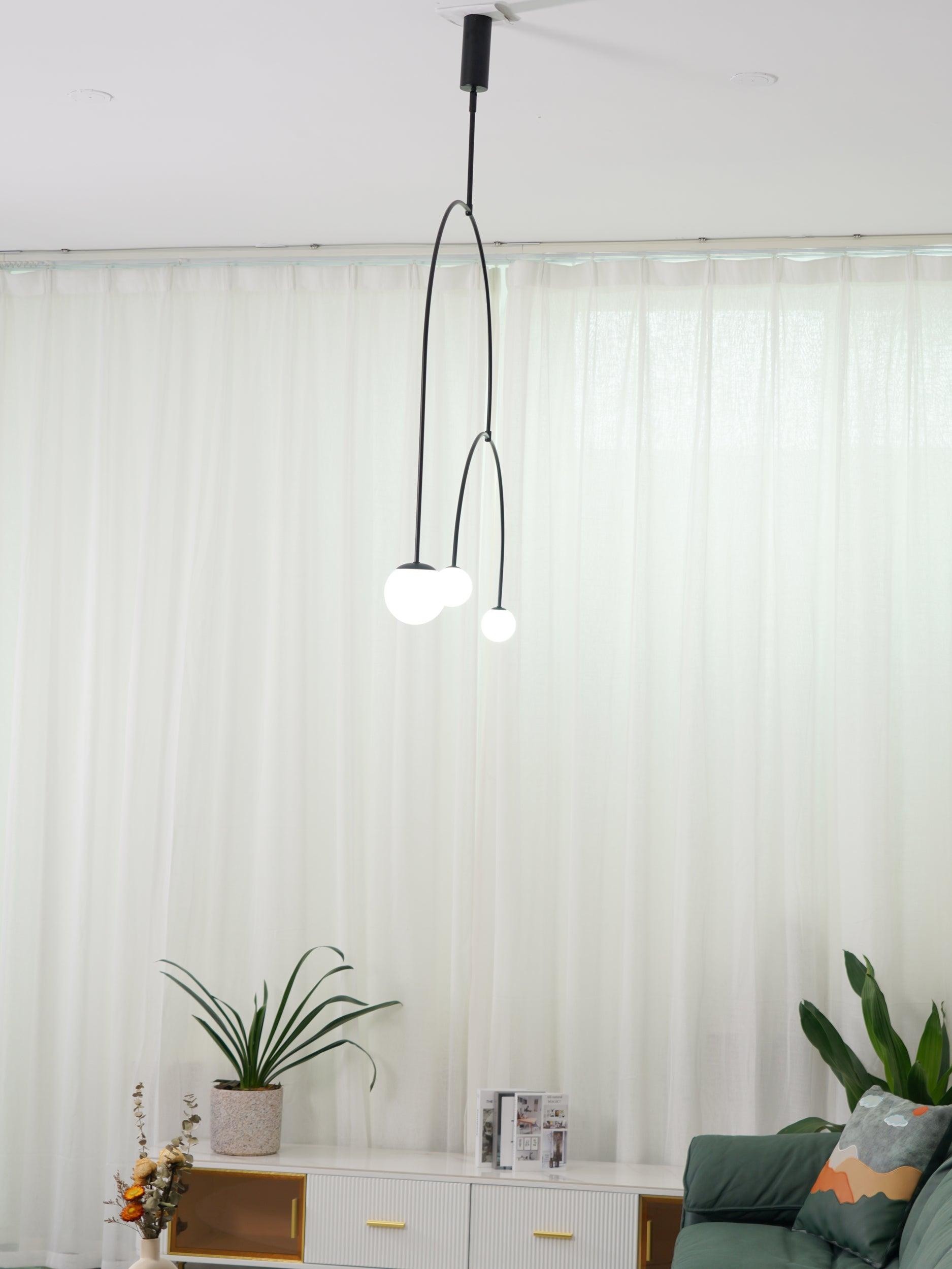 Lustra Chandelier Mobile Black Minimalist-Neutral Decor