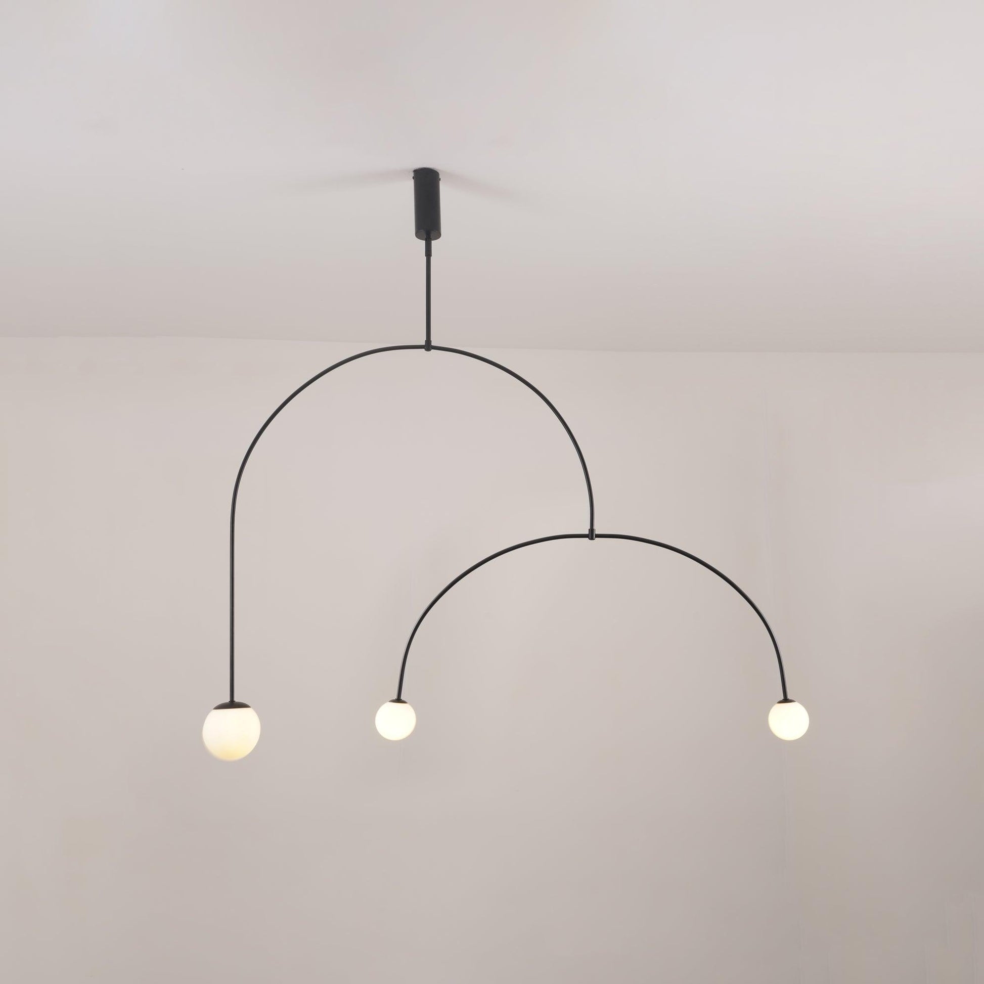 Lustra Chandelier Mobile Black Minimalist-Neutral Decor
