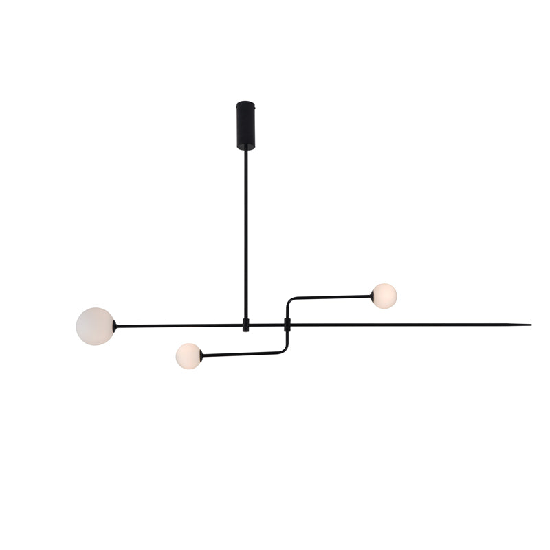 Lustra Chandelier Mobile Black Minimalist-Neutral Decor