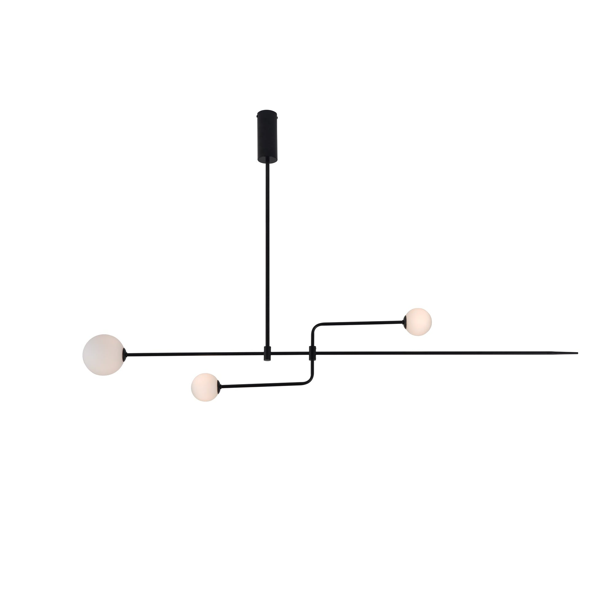 Lustra Chandelier Mobile Black Minimalist-Neutral Decor