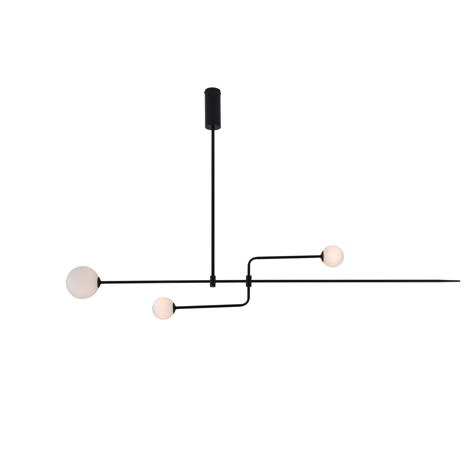 Lustra Chandelier Mobile Black Minimalist-Neutral Decor