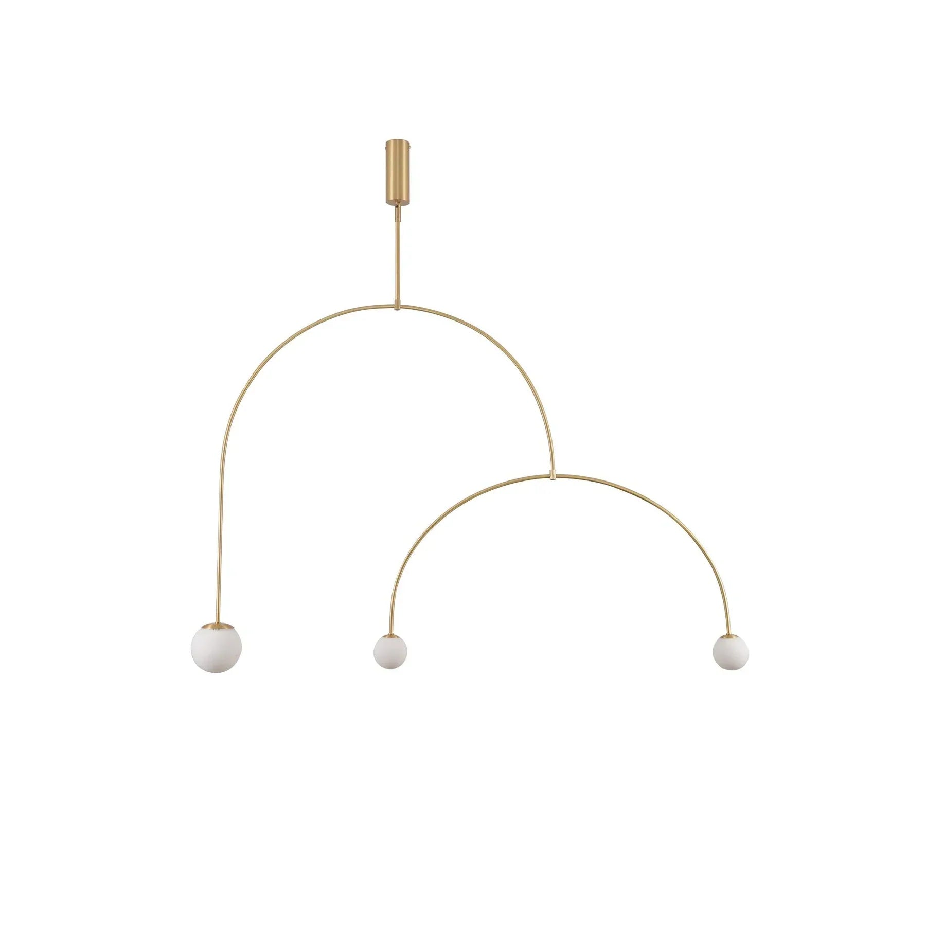 Arisha Minimalist Linear Mobile Pendant Light, Black - Neutral Decor
