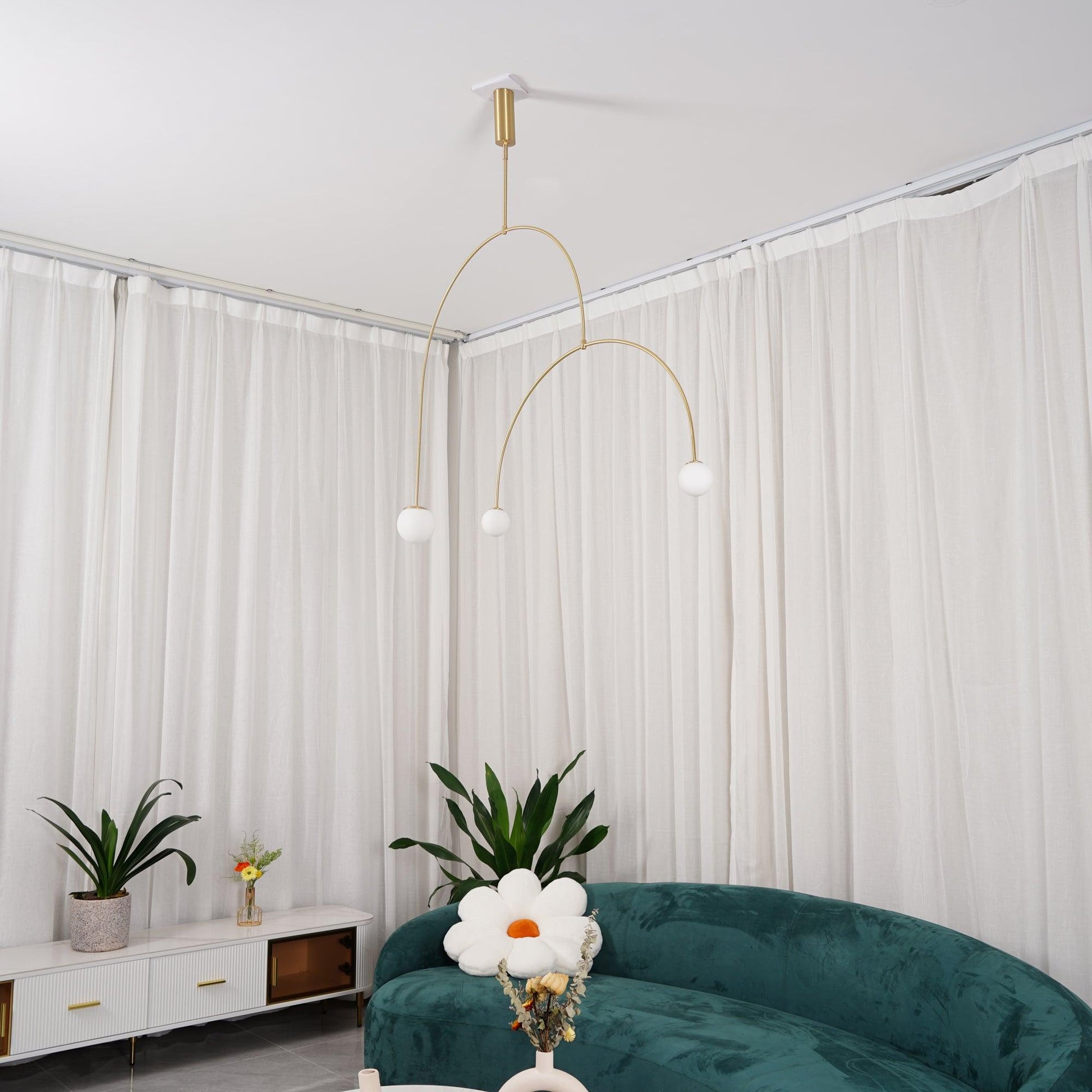 Lustra Chandelier Mobile Black Minimalist-Neutral Decor