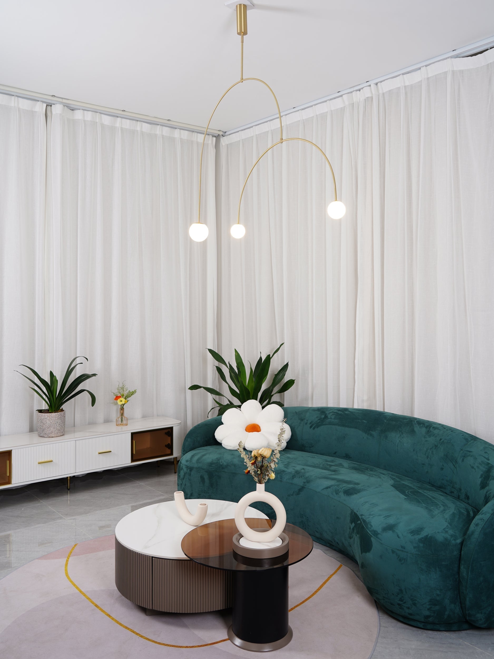 Lustra Chandelier Mobile Black Minimalist-Neutral Decor