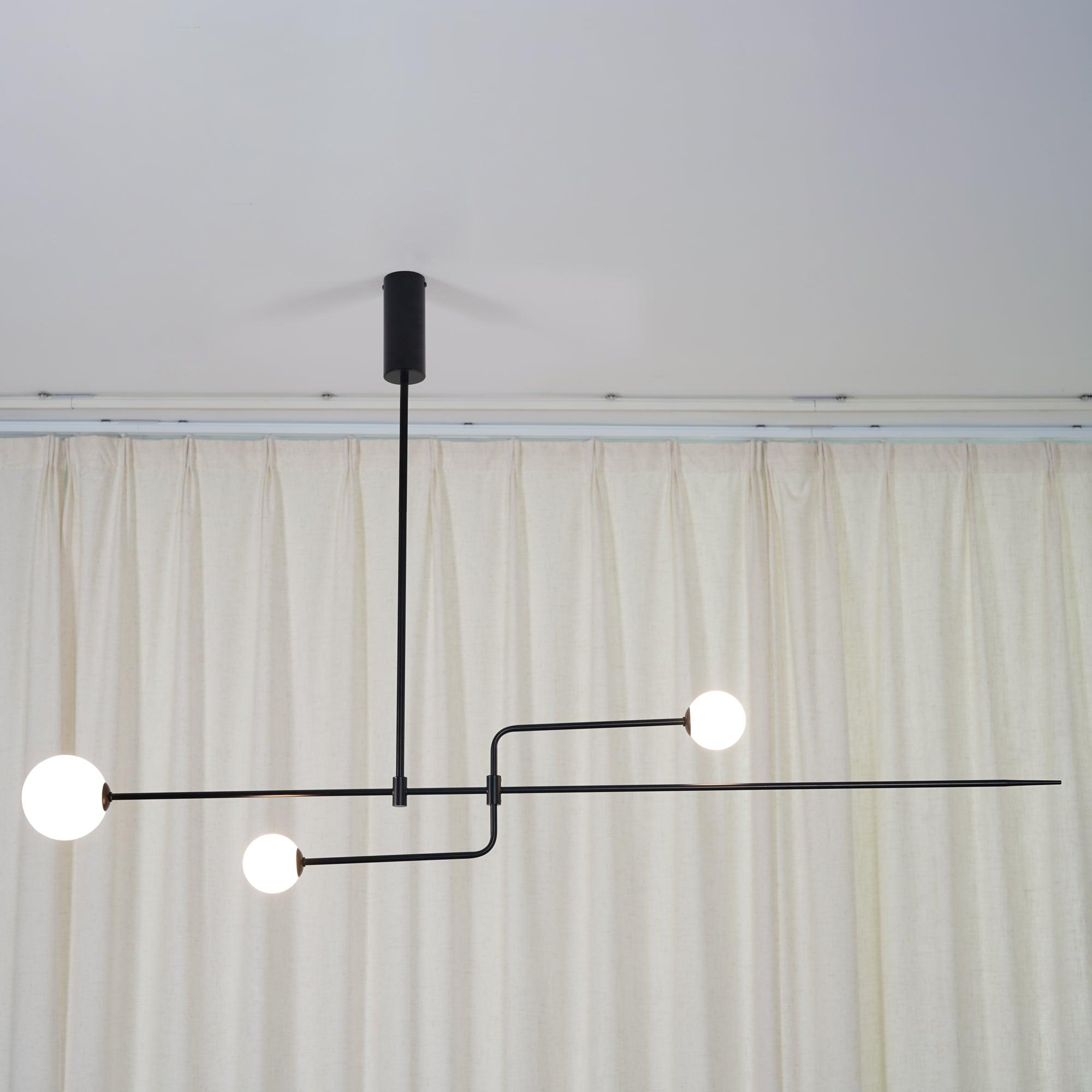 Lustra Chandelier Mobile Black Minimalist-Neutral Decor