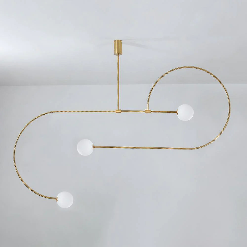Lustra Chandelier Mobile Black Minimalist-Neutral Decor