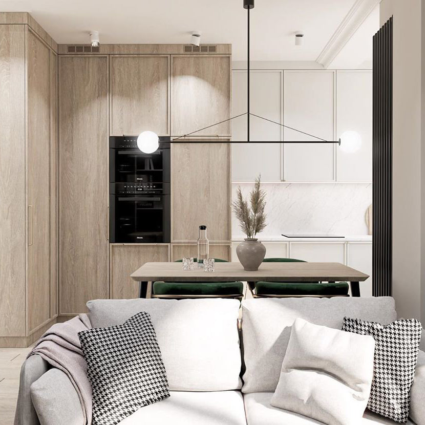 Lustra Chandelier Mobile Black Minimalist-Neutral Decor