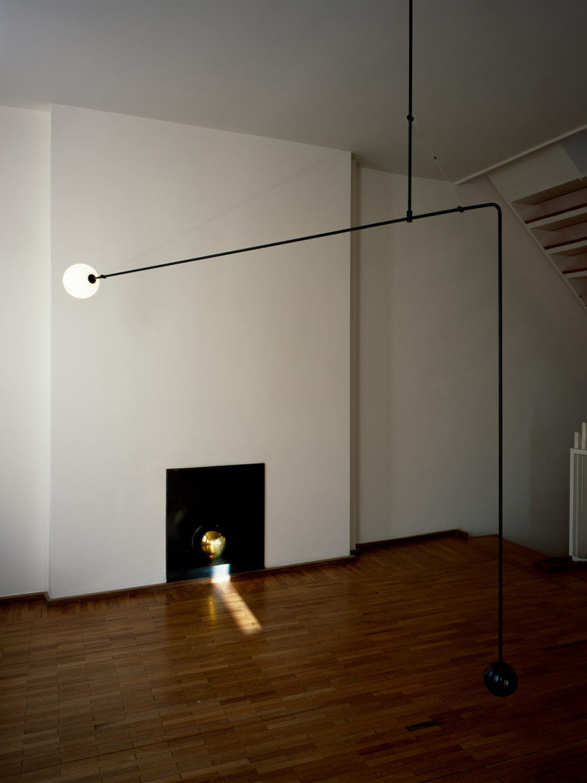 Lustra Chandelier Mobile Black Minimalist-Neutral Decor
