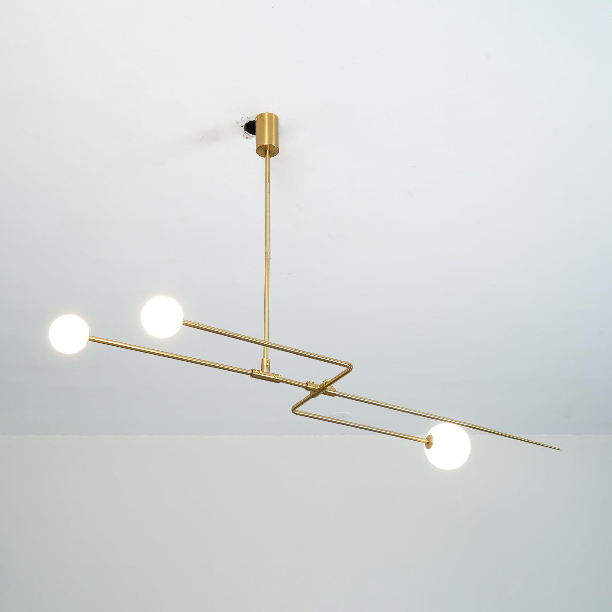 Lustra Chandelier Mobile Black Minimalist-Neutral Decor