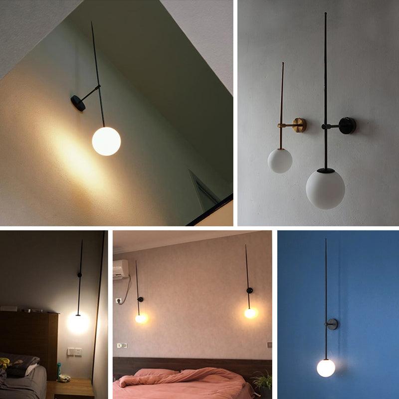 Erixon Modern Minimalist Mobile Glass Wall Lamp-Neutral Decor