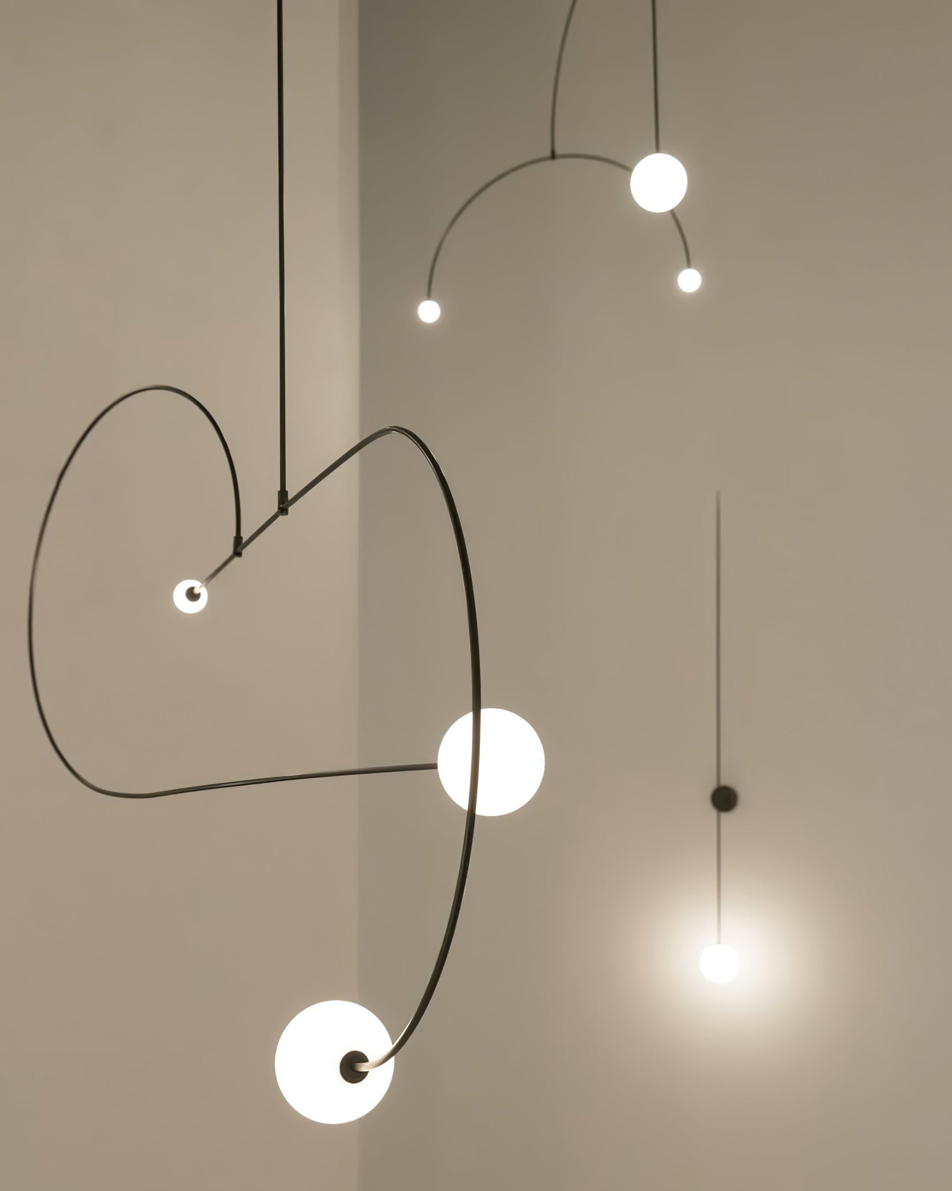 Erixon Modern Minimalist Mobile Glass Wall Lamp-Neutral Decor
