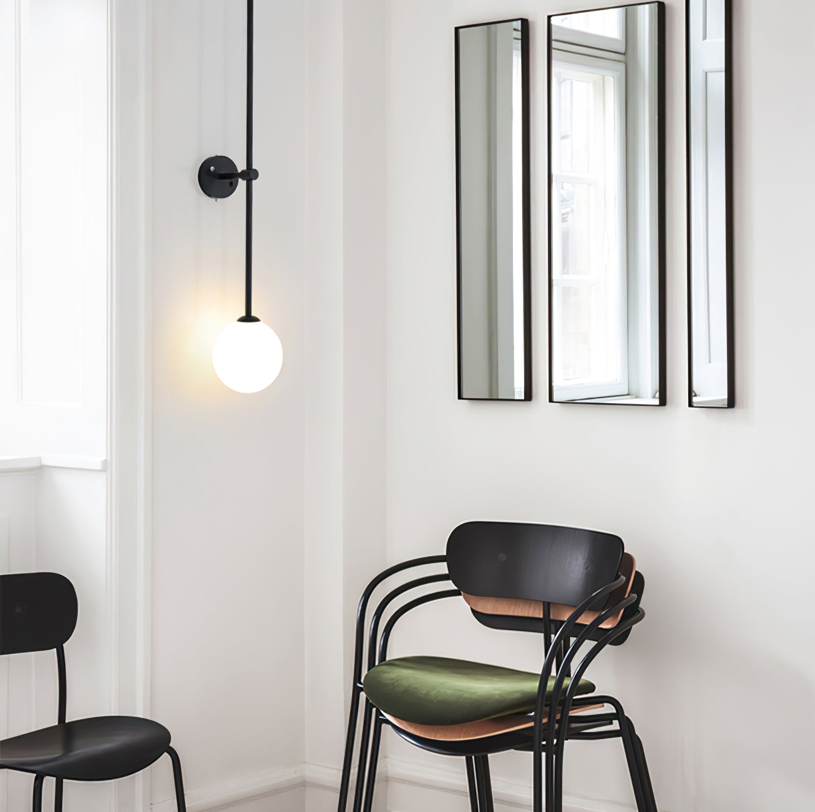 Erixon Modern Minimalist Mobile Glass Wall Lamp-Neutral Decor