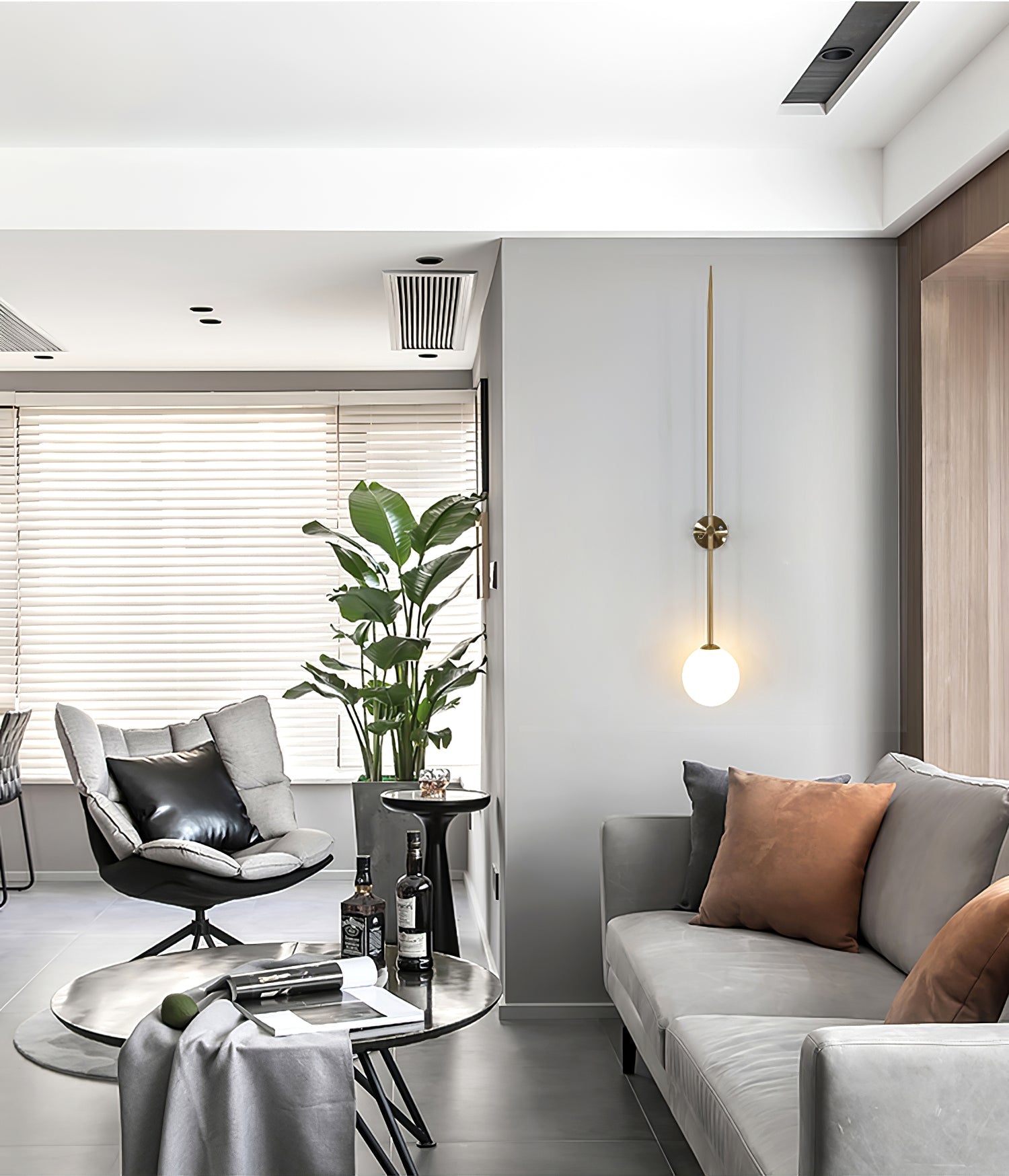 Erixon Modern Minimalist Mobile Glass Wall Lamp-Neutral Decor