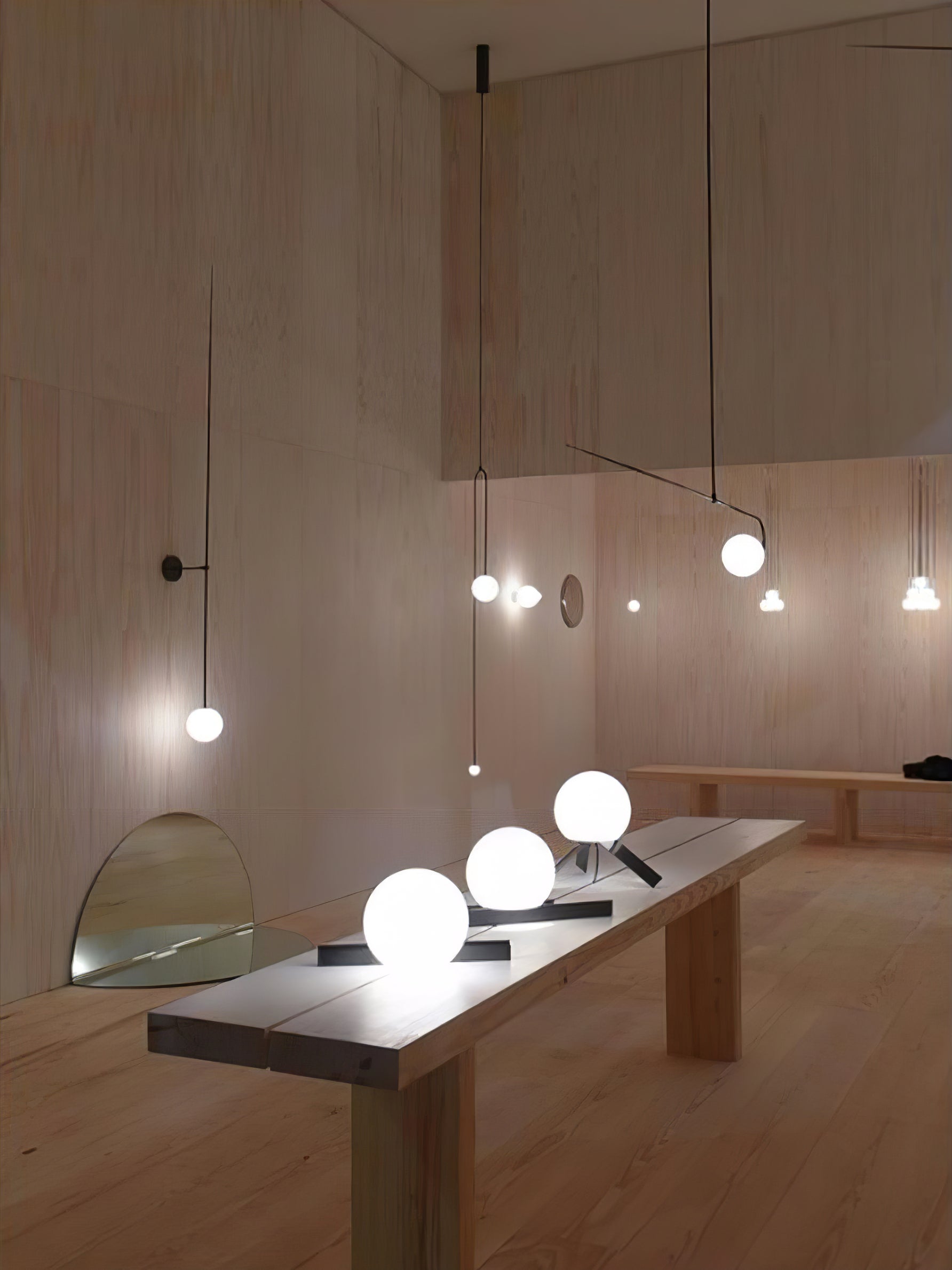 Erixon Modern Minimalist Mobile Glass Wall Lamp-Neutral Decor