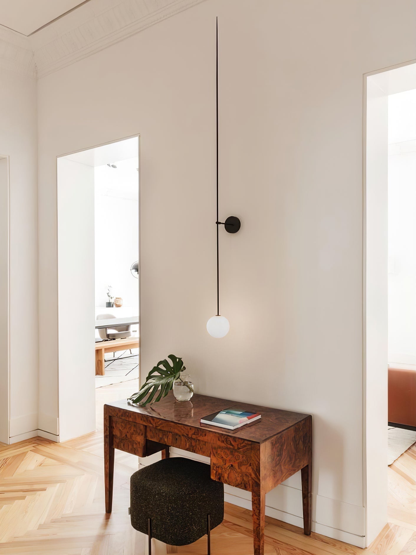 Erixon Modern Minimalist Mobile Glass Wall Lamp-Neutral Decor