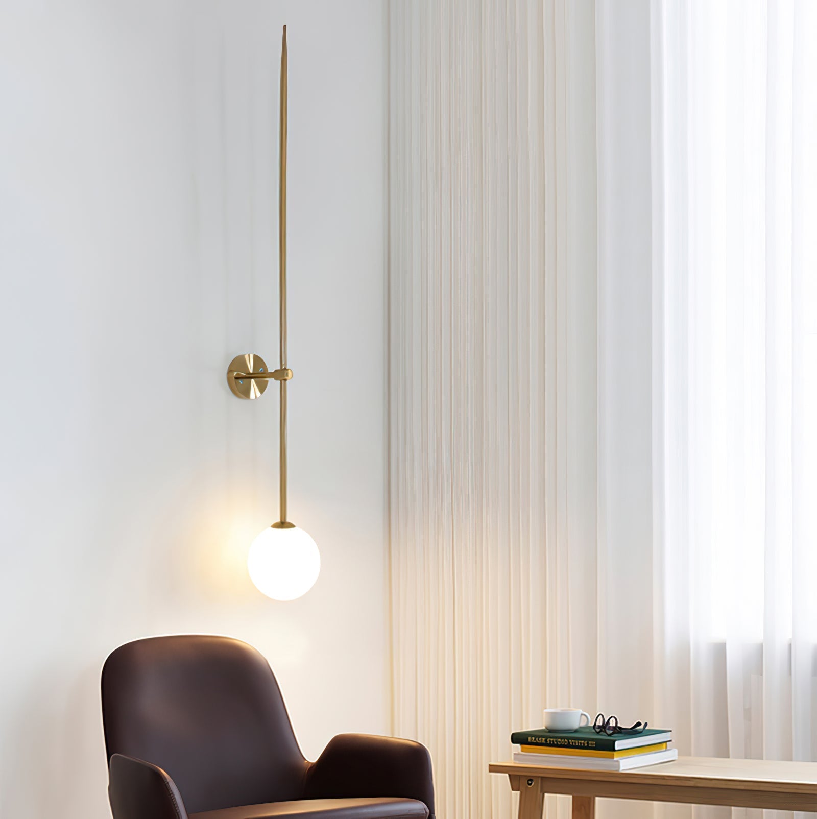 Erixon Modern Minimalist Mobile Glass Wall Lamp-Neutral Decor