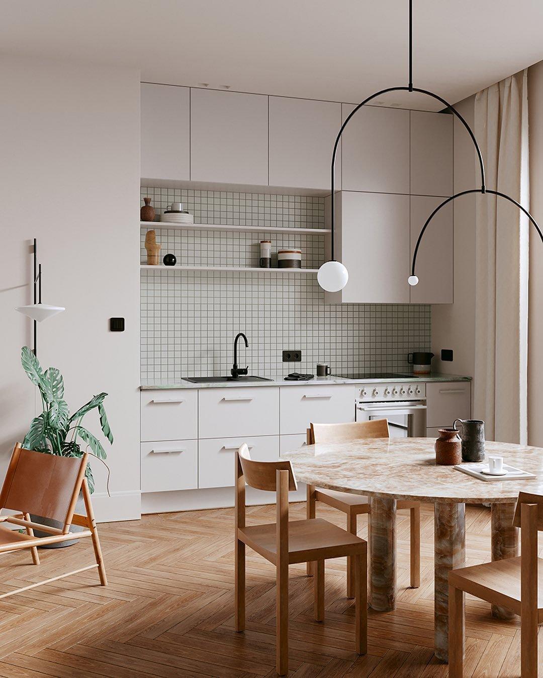 Lustra Chandelier Mobile Black Minimalist-Neutral Decor