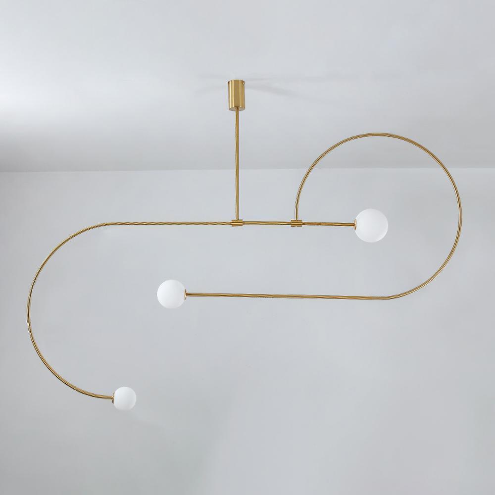 Lustra Chandelier Mobile Black Minimalist-Neutral Decor