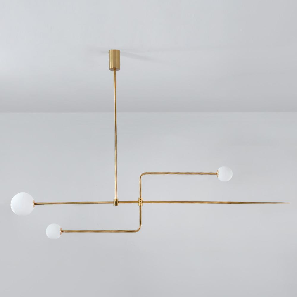 Lustra Chandelier Mobile Black Minimalist-Neutral Decor