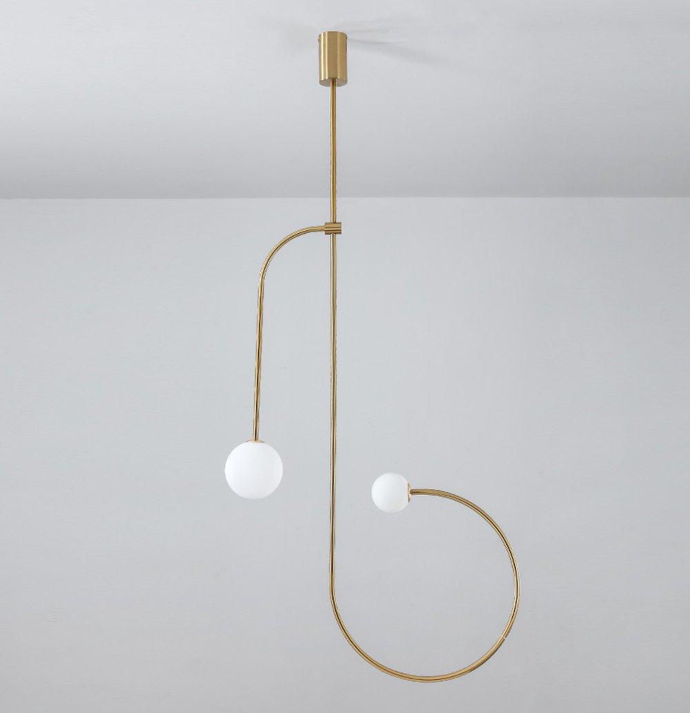 Lustra Chandelier Mobile Black Minimalist-Neutral Decor