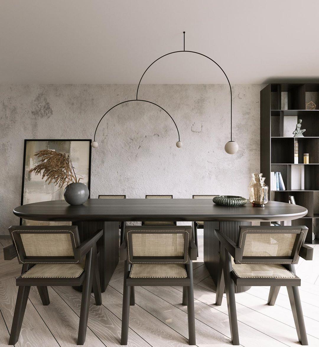Lustra Chandelier Mobile Black Minimalist-Neutral Decor