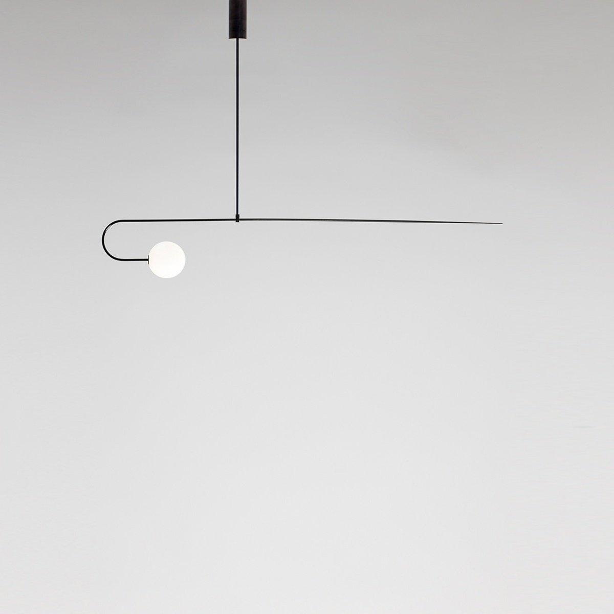 Lustra Chandelier Mobile Black Minimalist-Neutral Decor