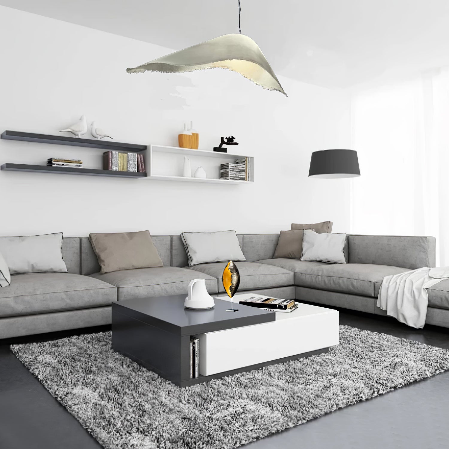 Lustra Pendant Lamp-Neutral Decor