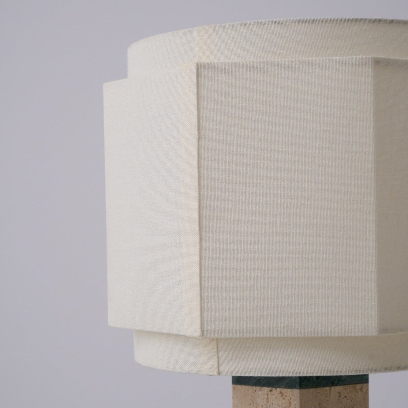 Stripes Fabric Table Lamp-Neutral Decor