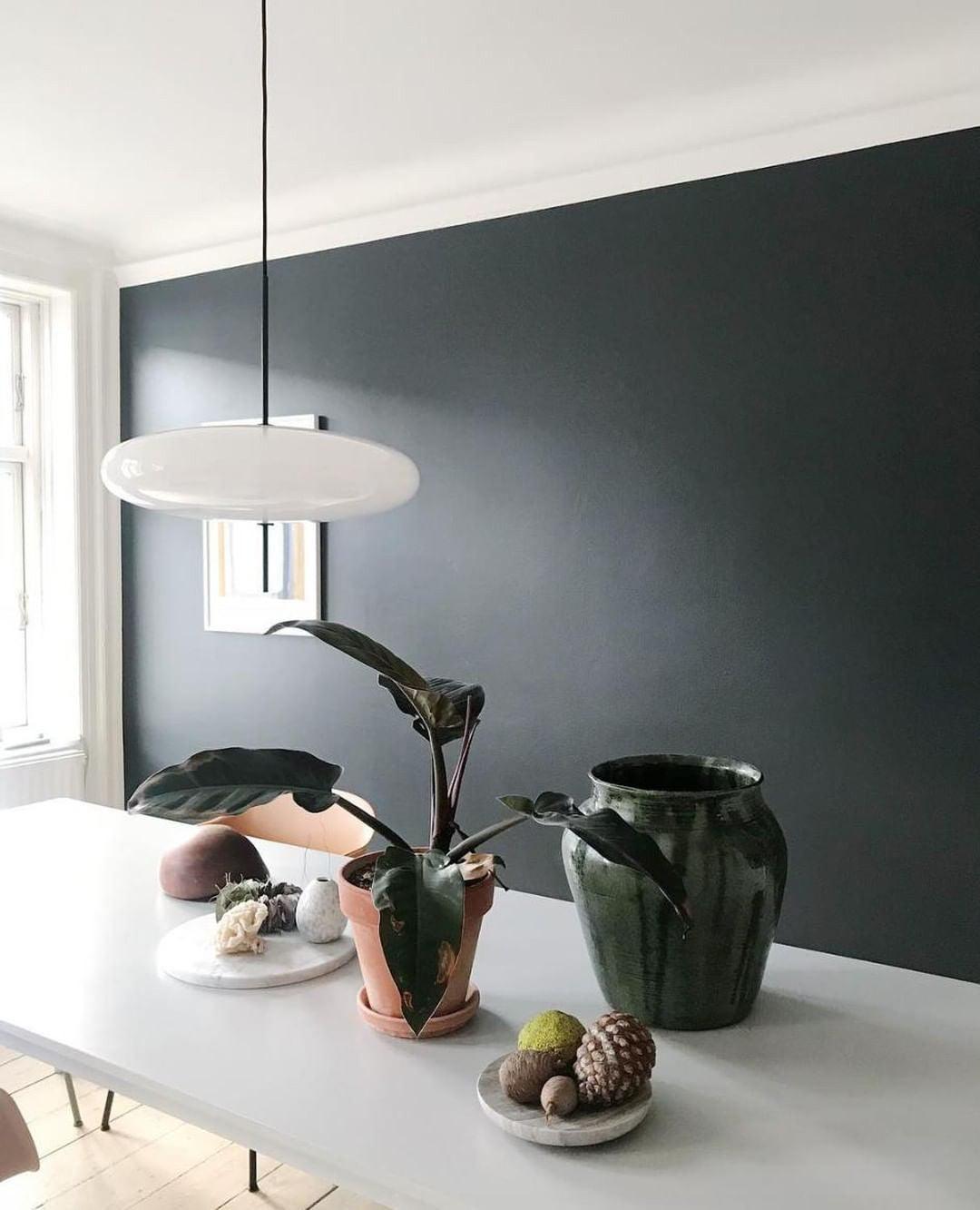 Lustra Pendant Lamp Joined Black-Painted for Living Room-Neutral Decor