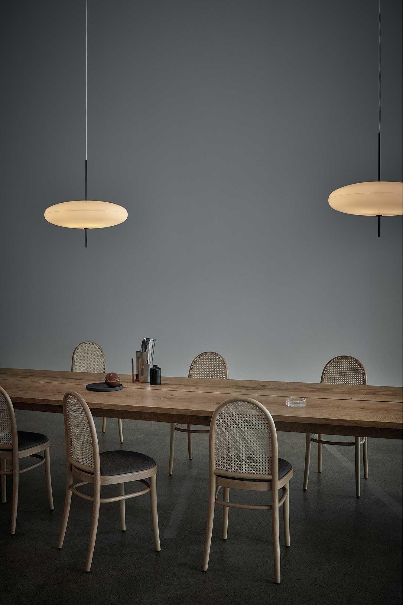 Lustra Pendant Lamp Joined Black-Painted for Living Room-Neutral Decor