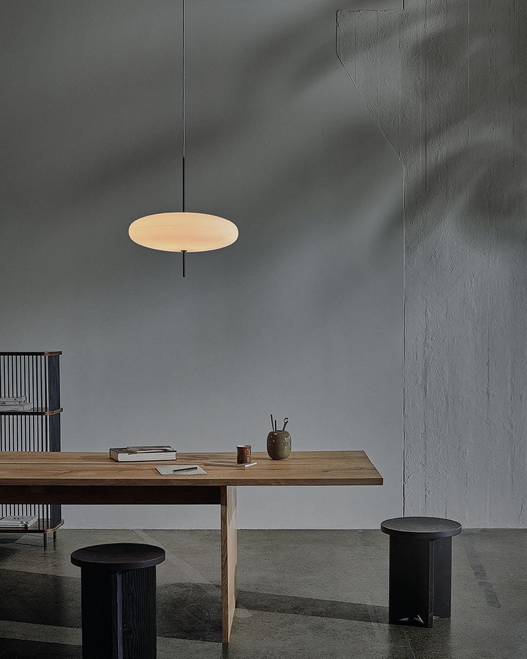 Lustra Pendant Lamp Joined Black-Painted for Living Room-Neutral Decor