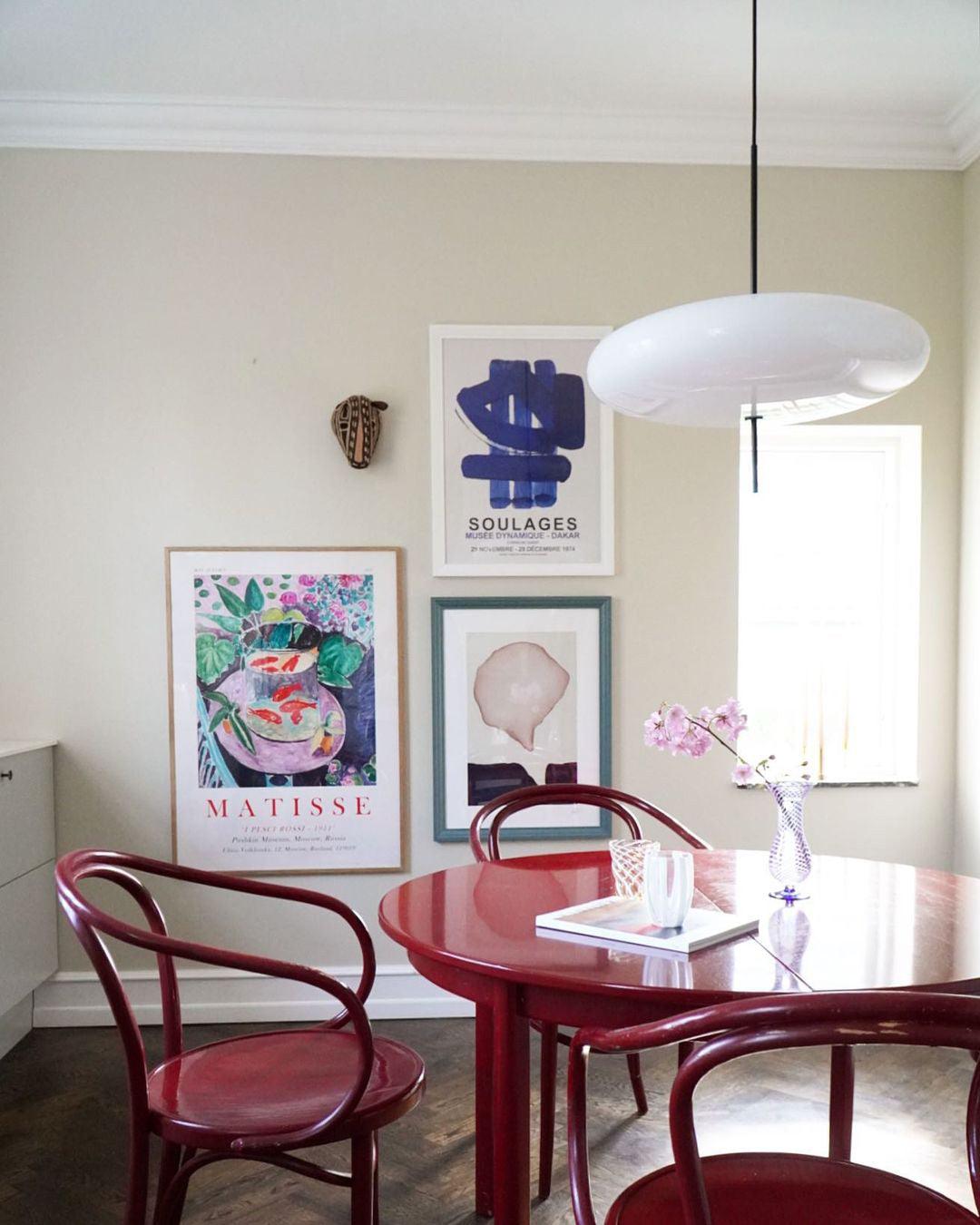 Lustra Pendant Lamp Joined Black-Painted for Living Room-Neutral Decor