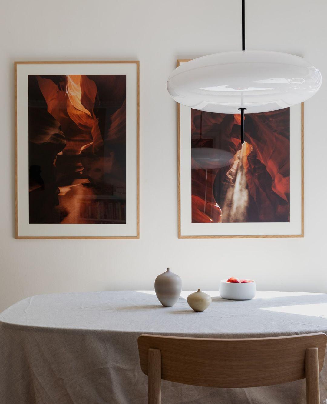 Lustra Pendant Lamp Joined Black-Painted for Living Room-Neutral Decor