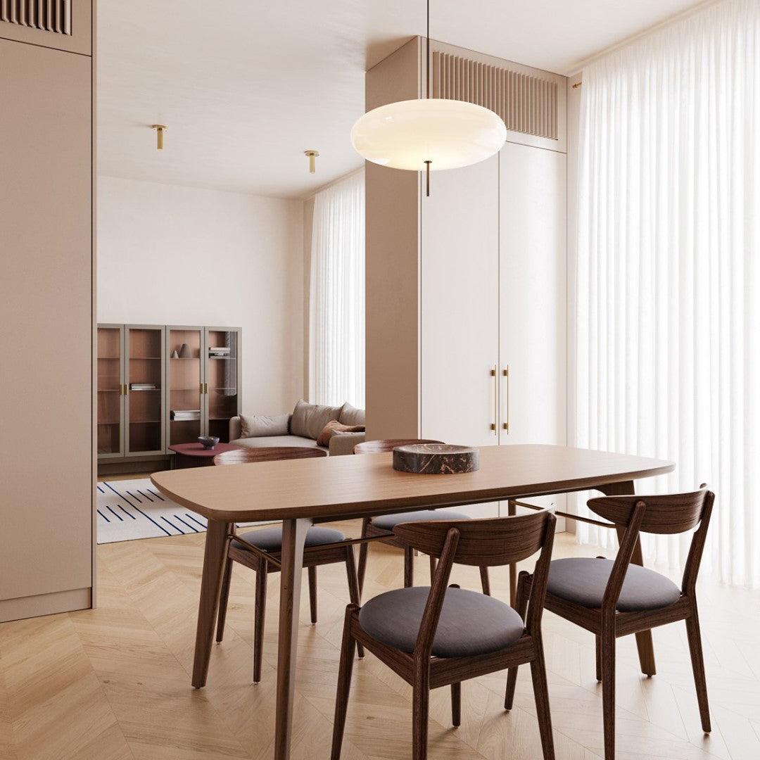 Lustra Pendant Lamp Joined Black-Painted for Living Room-Neutral Decor