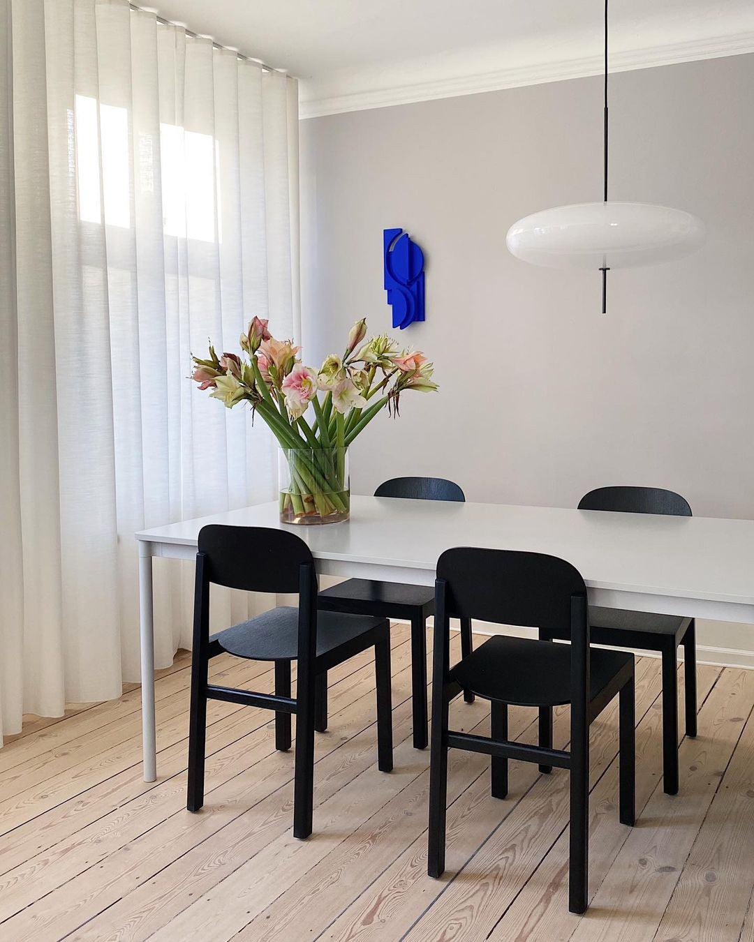 Lustra Pendant Lamp Joined Black-Painted for Living Room-Neutral Decor